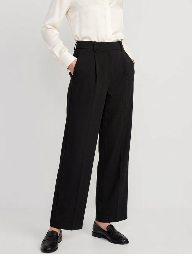 Old Navy Extra High Rise Classic Black Pants